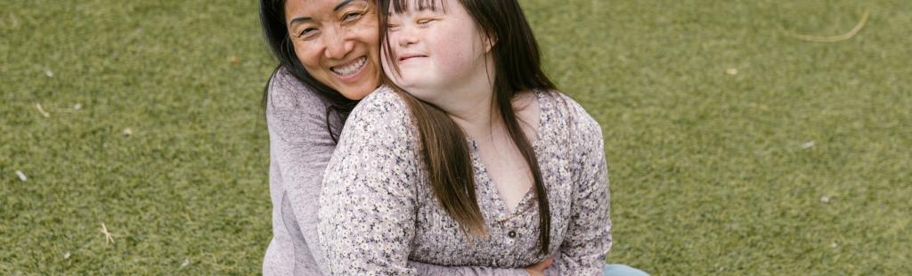 Woman with Down syndrome